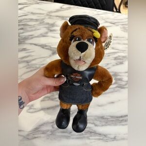 NWT-1998 HARLEY DAVIDSON BIKER BABE BEAR PLUSH